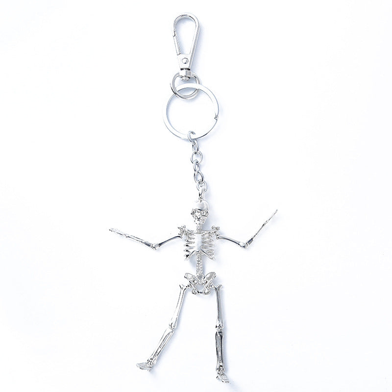Wholesale Zinc Alloy Easter Skeleton Creative Key Chain